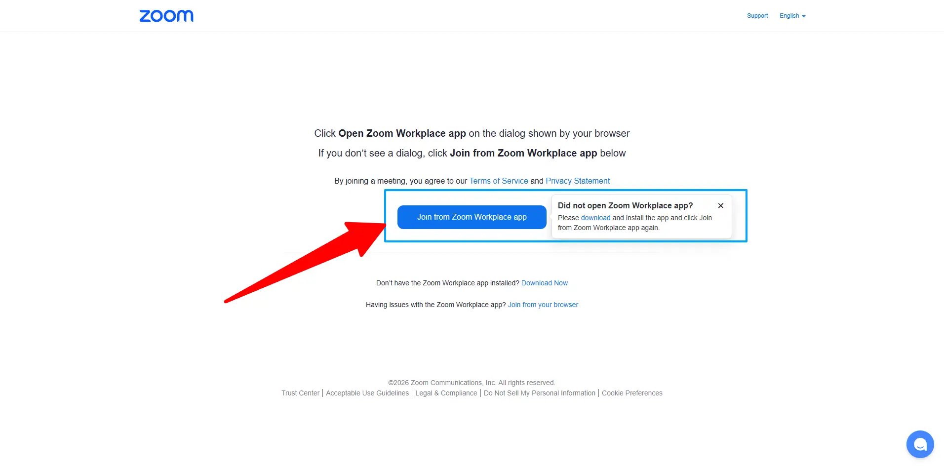 Zoom download center