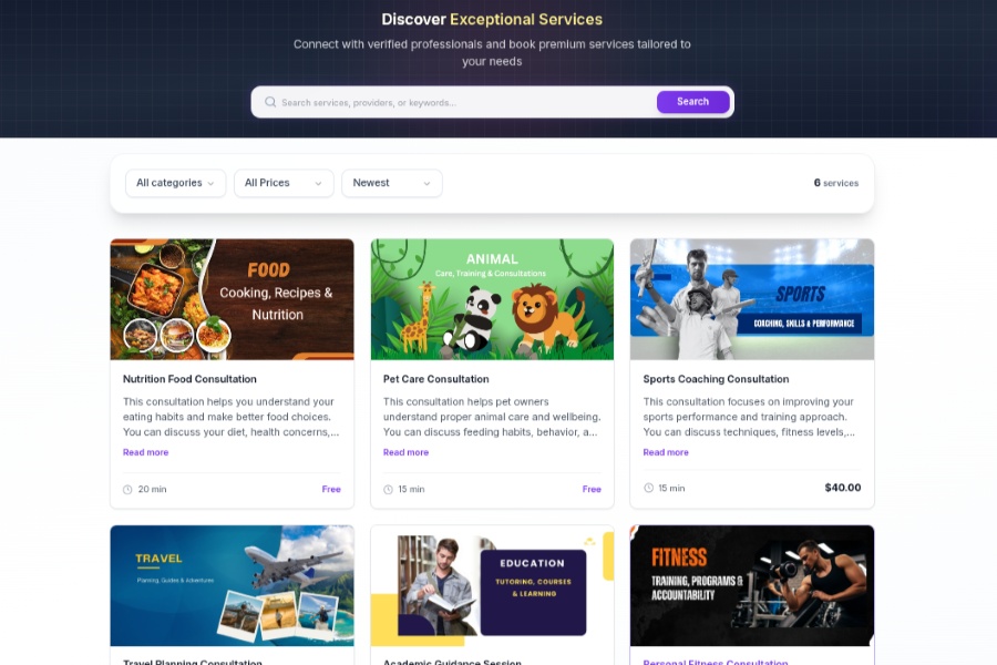 Calenderify Public Directory